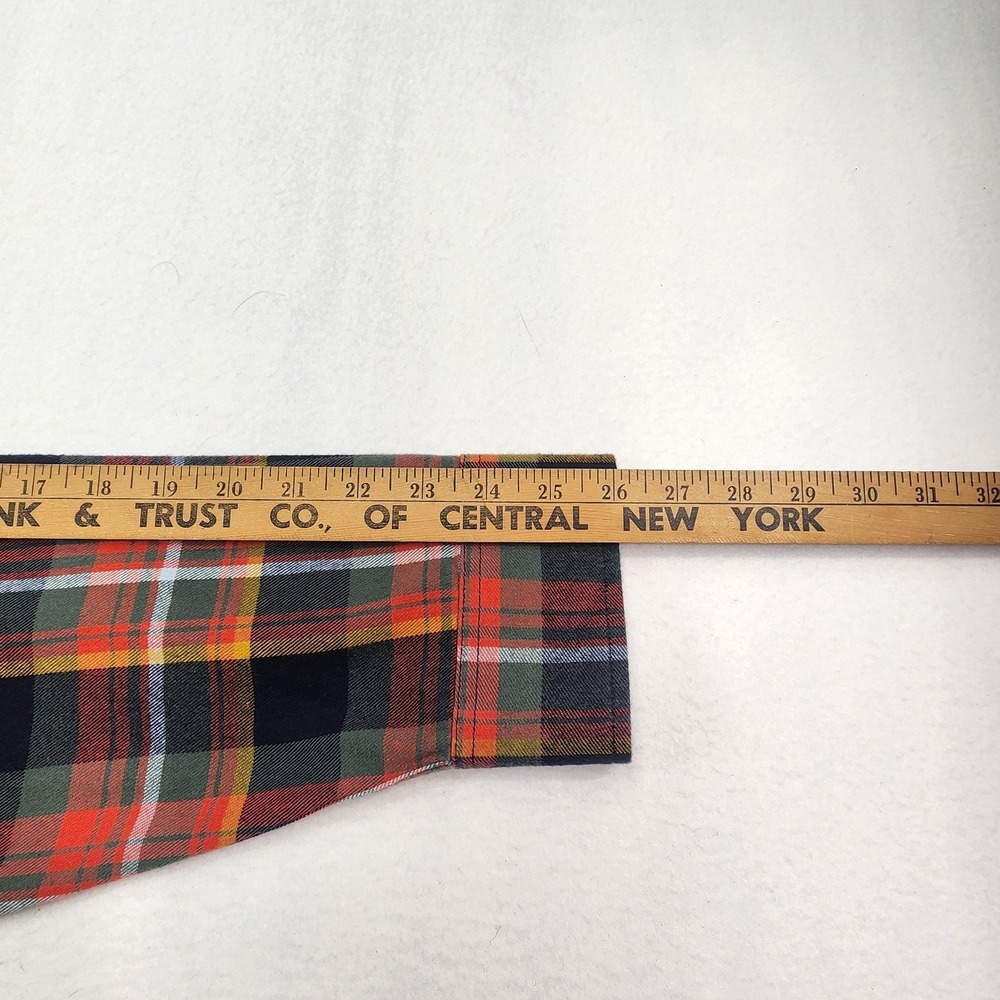 Duluth Trading Co Mens XL Plaid Flannel Shirt Long Sleeve Workwear Button Up - Picture 9 of 9